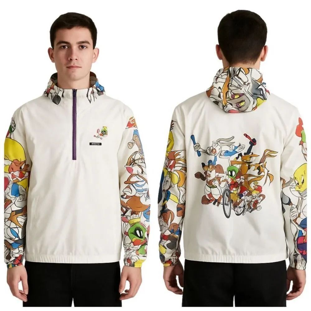 Vintage Looney Tunes Members Only jacket men’s size Med .
